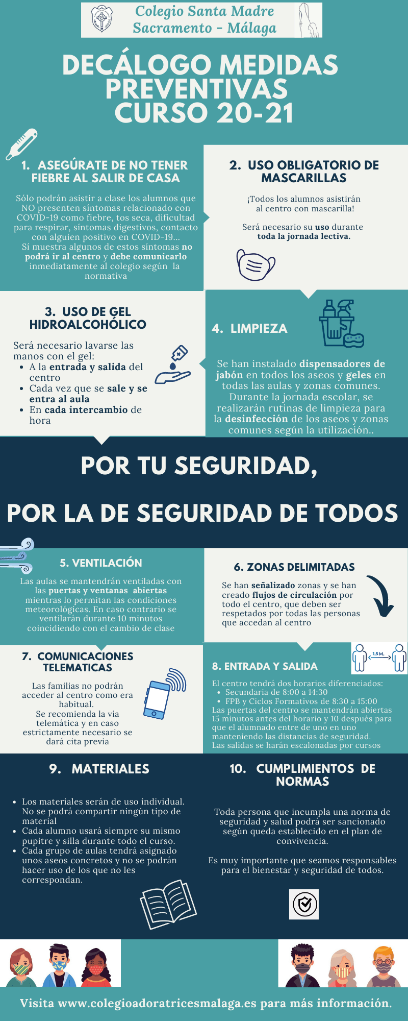 Dec&aacute;logo de seguridad