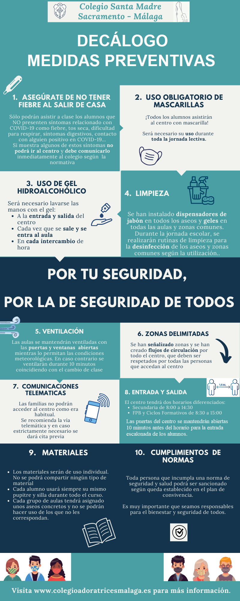 Dec&aacute;logo de seguridad